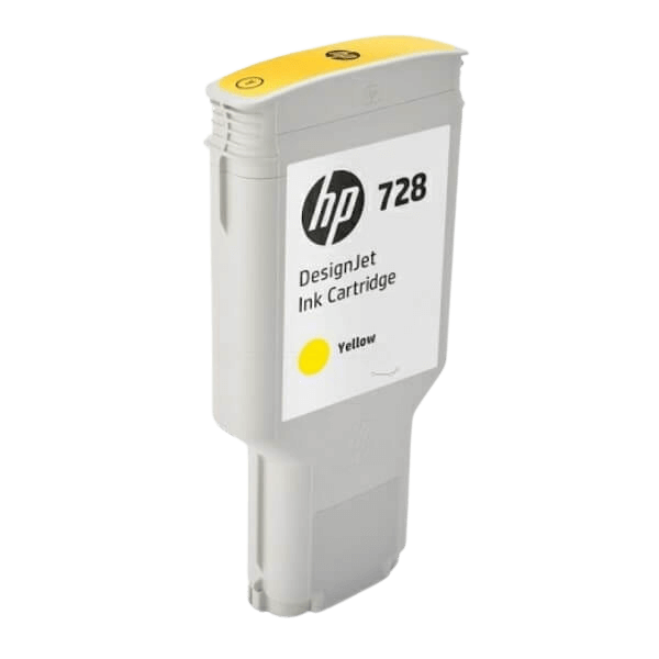 HP Original 728 F9K15A svart / gul blekkpatron