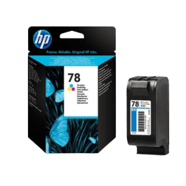 HP Original 78 C6578DE 3 farger i én blekkpatron | Innhold: 19 ml.
