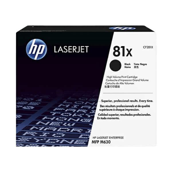 HP Original 81X CF281X XL svart toner | Innhold: 25000 sider