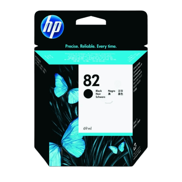 HP Original 82 CH565A svart blekkpatron | Innhold: 69 ml.