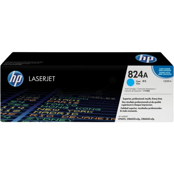HP Original 824A CB381A cyan toner | Innhold: 21000 sider