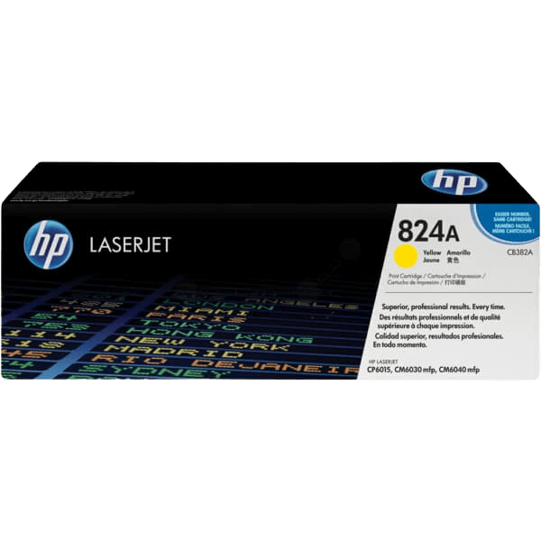 HP Original 824A CB382A gul toner | Innhold: 21000 sider
