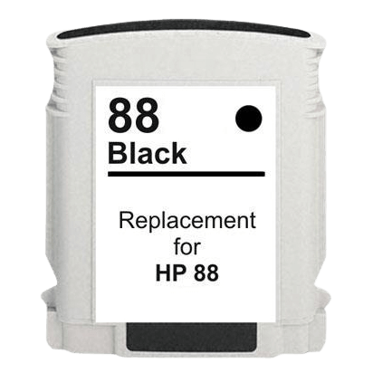 PixoJet HP 88 C9396AE XL svart blekkpatron | Innhold: 59 ml.