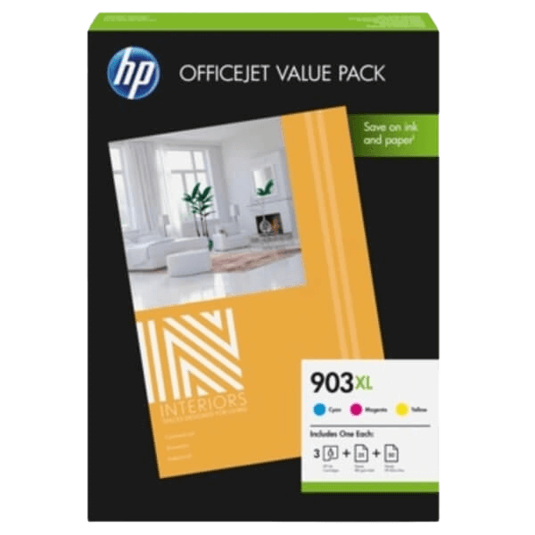 HP Original 903 1CC20AE XL 3 farger i én rabattpakke