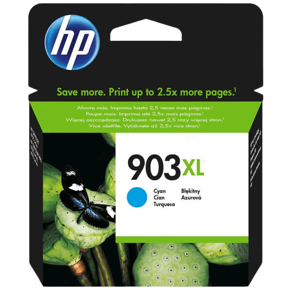 HP Original 903 T6M03AE XL cyan blekkpatron | Innhold: 825 sider