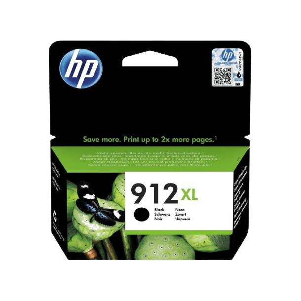 HP Original 912XL 3YL84AE svart blekkpatron | Innhold: 825 sider