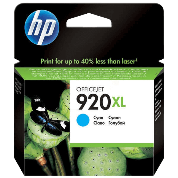 HP Original 920 CD972AE XL cyan blekkpatron | Innhold: 700 sider