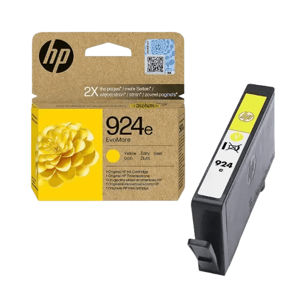 HP Original 924E 4K0U9NE XL gul blekkpatron | Innhold: 800 sider