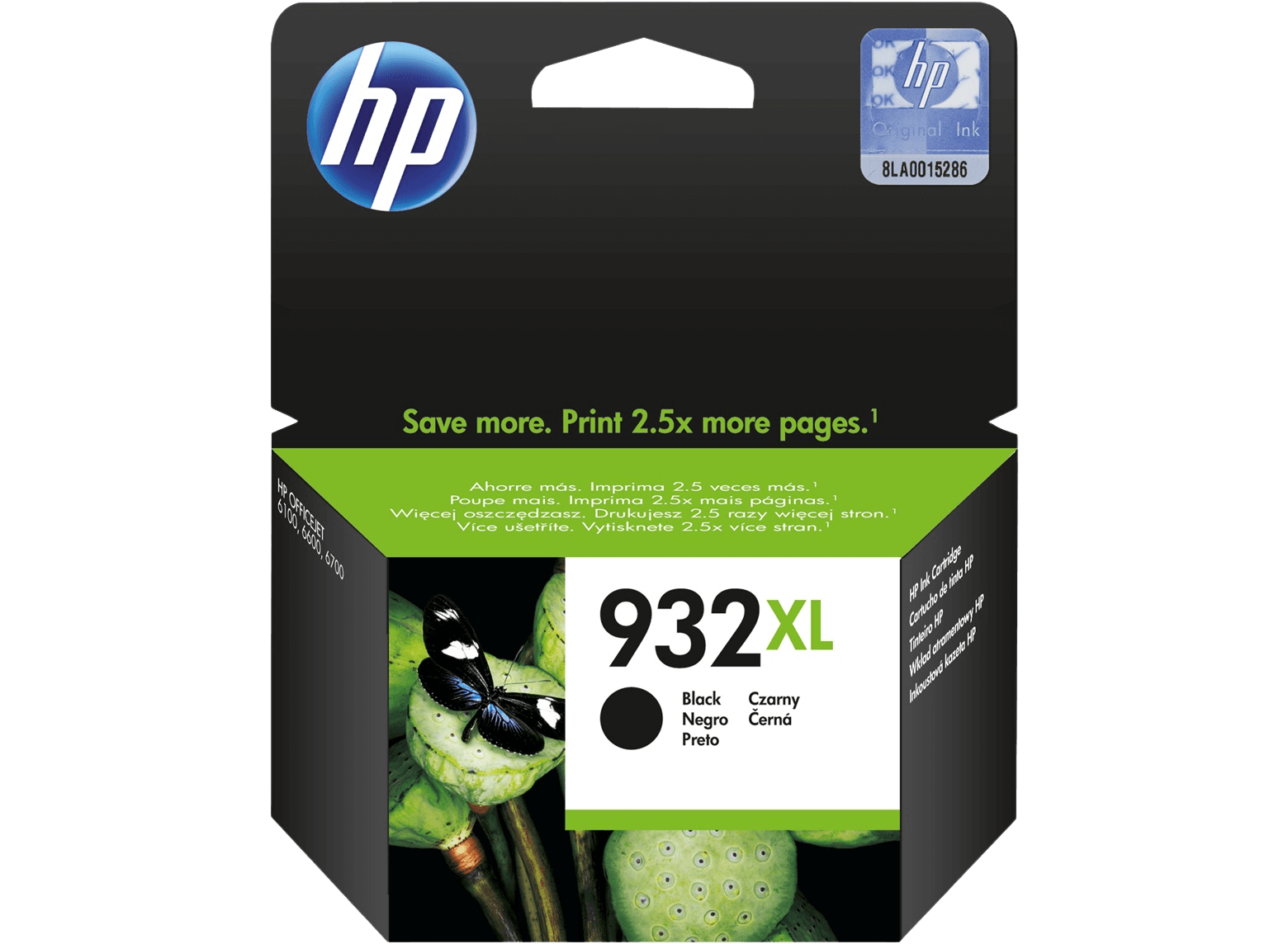 HP Original 932 CN053AE XL svart blekkpatron | Innhold: 1000 sider