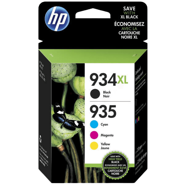HP Original 934 + 935 X4E14AE XL CMYK rabattpakke