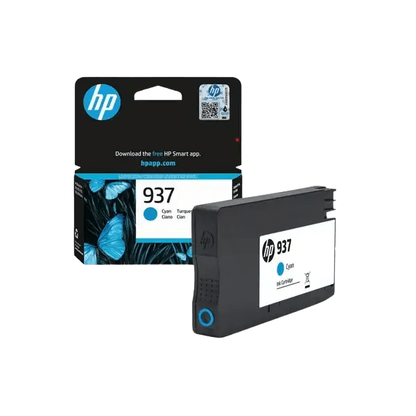 HP Original 937 4S6W2NE cyan blekkpatron | Innhold: 800 sider
