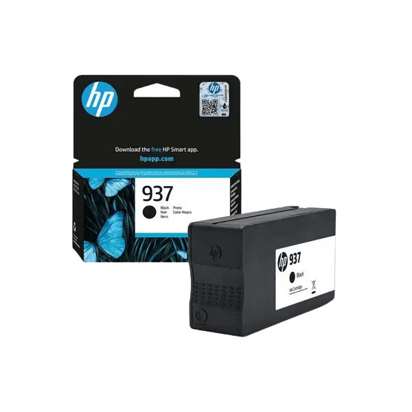 HP Original 937 4S6W5NE svart blekkpatron | Innhold: 1450 sider