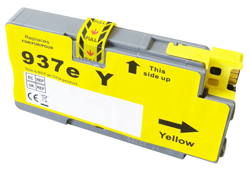 PixoJet HP 937E 4S6W8NE XL gul blekkpatron | Innhold: 1650 sider