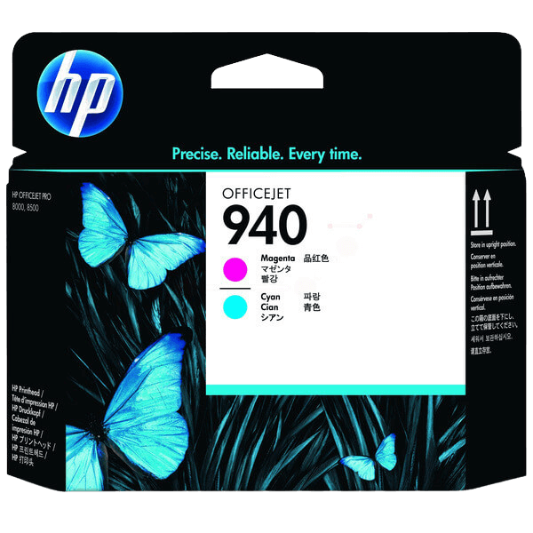 HP Original 940 C4901A cyan / magenta skrivehode
