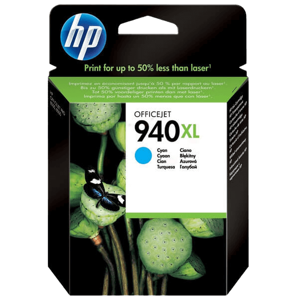 HP Original 940 C4907AE XL cyan blekkpatron | Innhold: 1400 sider