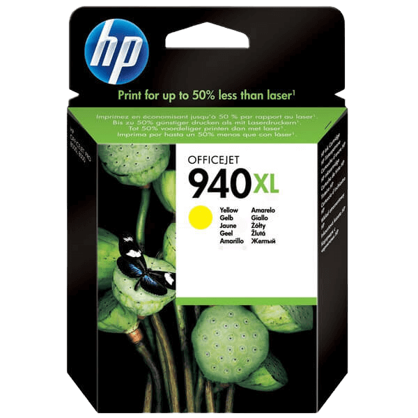 HP Original 940 C4909AE XL gul blekkpatron | Innhold: 1400 sider