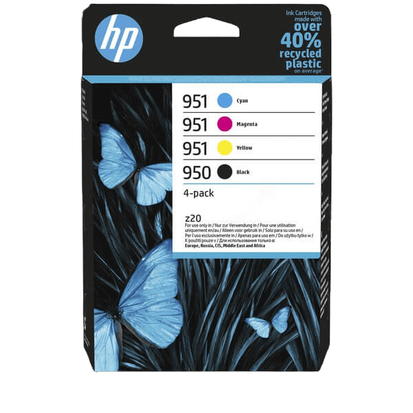 HP Original 950 + 951 6ZC65AE CMYK rabattpakke