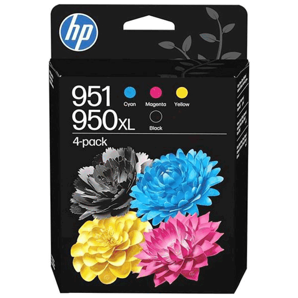 HP Original 950XL + 951CMY C3WK1AE CMYK rabattpakke | Innhold: 2300 + 700 x3 sider