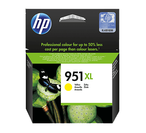 HP Original 951XL CN048AE gul blekkpatron | Innhold: 1500 sider