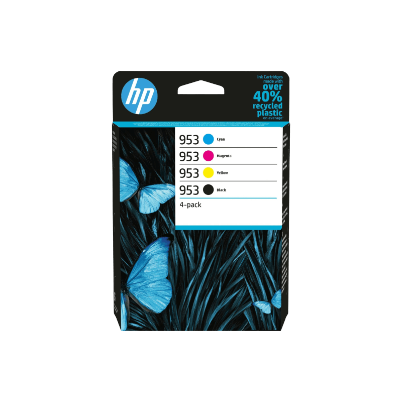 HP Original 953 6ZC69AE CMYK rabattpakke | Innhold: 3100 sider
