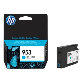 HP Original 953 F6U12AE cyan blekkpatron | Innhold: 630 sider