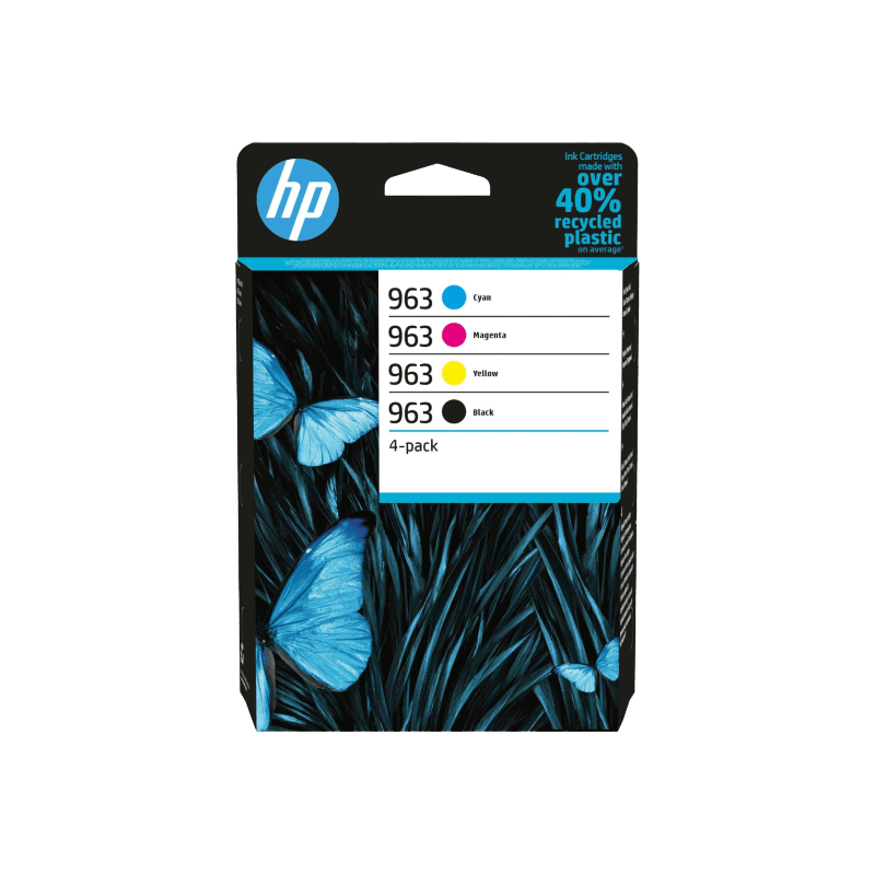 HP Original 963 6ZC70AE CMYK rabattpakke | Innhold: 3100 sider