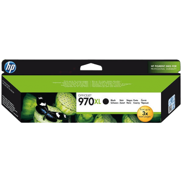 HP Original 970 CN625AE XL svart blekkpatron | Innhold: 9200 sider