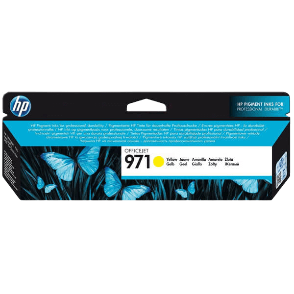HP Original 971 CN624AE gul blekkpatron | Innhold: 2500 sider