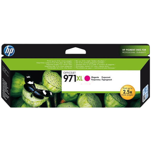 HP Original 971 CN627AE XL magenta blekkpatron | Innhold: 6600 sider