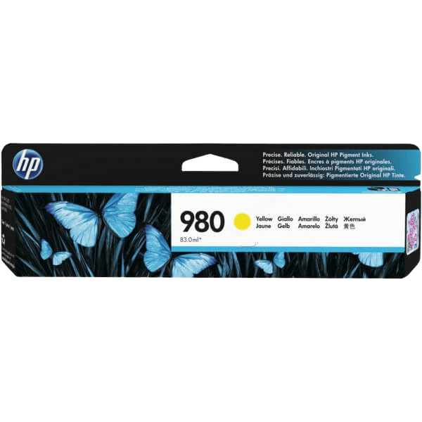HP Original 980 D8J09A gul blekkpatron | Innhold: 6600 sider
