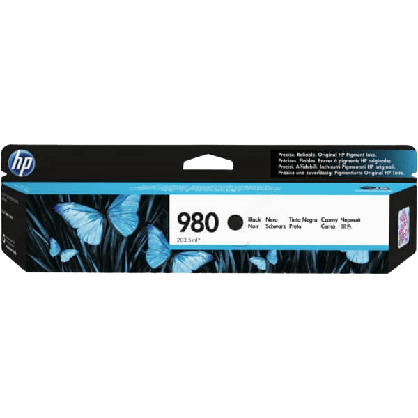 HP Original 980 D8J10A svart blekkpatron | Innhold: 10000 sider