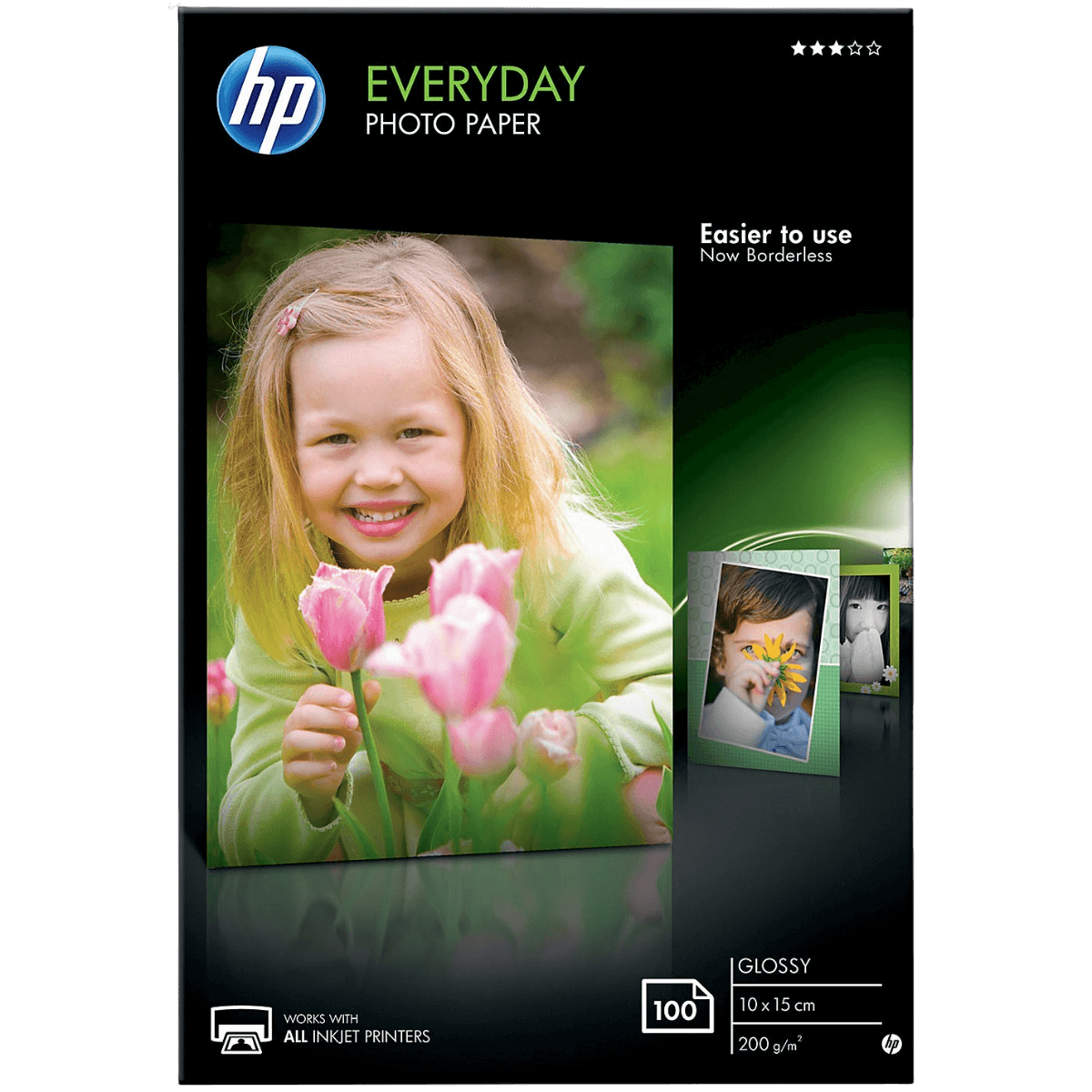 HP Papir CR757A papir foto 10x15 | Innhold: 100 sider