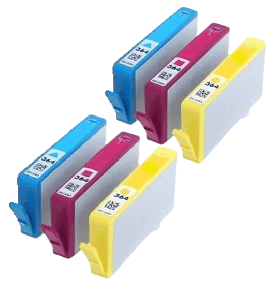 PixoJet HP 364XL verdipakke - 6 stk.