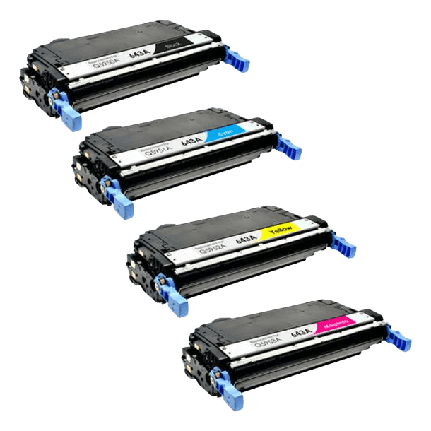 PixoJet HP 643A verdipakke - 4 stk.