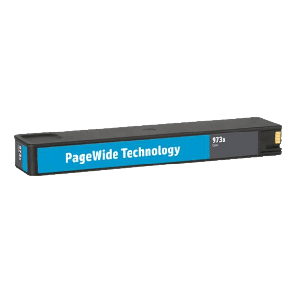 PixoJet HP 973X F6T81AE XL cyan blekkpatron | Innhold: 110 ml.