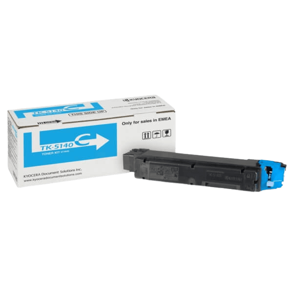 Kyocera Original TK-5140C 1T02NRCNL0 cyan toner | Innhold: 5000 sider