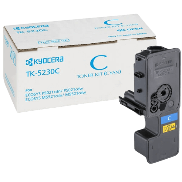 Kyocera Original TK-5230C 1T02R9CNL0 XL cyan toner | Innhold: 2200 sider
