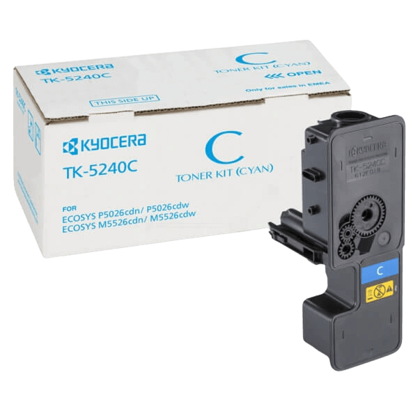 Kyocera Original TK-5240C 1T02R7CNL0 cyan toner | Innhold: 3000 sider