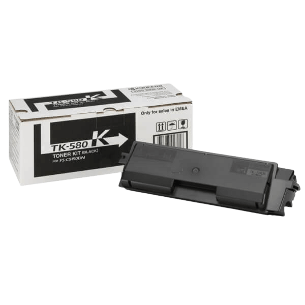 Kyocera Original TK-580K 1T02KT0NL0 svart toner | Innhold: 3500 sider