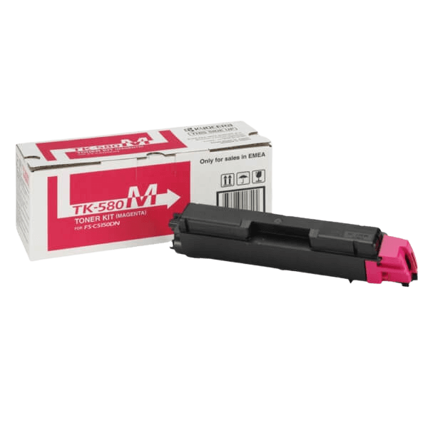 Kyocera Original TK-580M 1T02KTBNL0 magenta toner | Innhold: 2800 sider