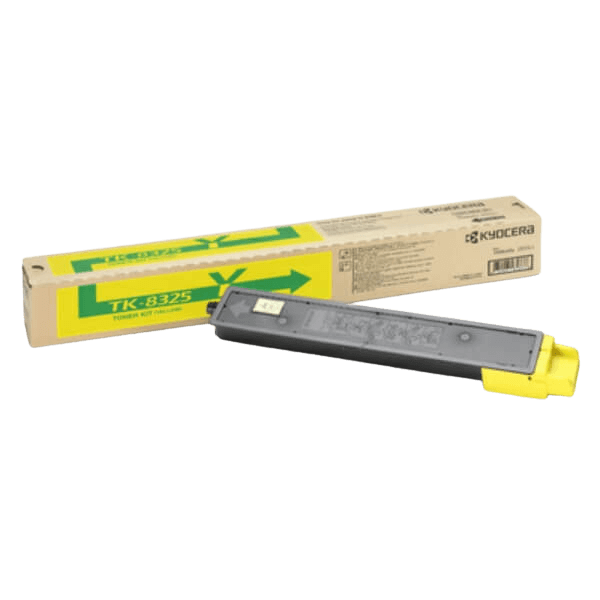 Kyocera Original TK-8325Y 1T02NPANL0 gul toner | Innhold: 12000 sider