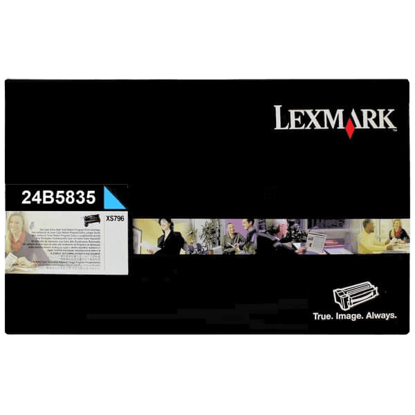 Lexmark Original 24B5832 cyan toner | Innhold: 18000 sider