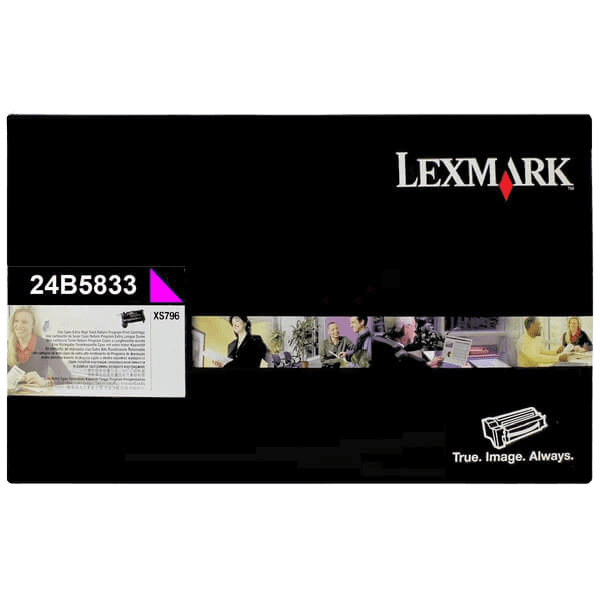 Lexmark Original 24B5833 magenta toner | Innhold: 18000 sider