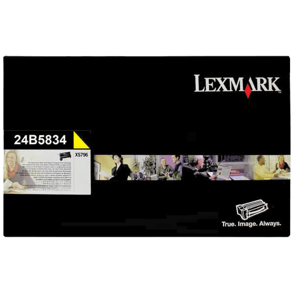 Lexmark Original 24B5834 gul toner | Innhold: 18000 sider