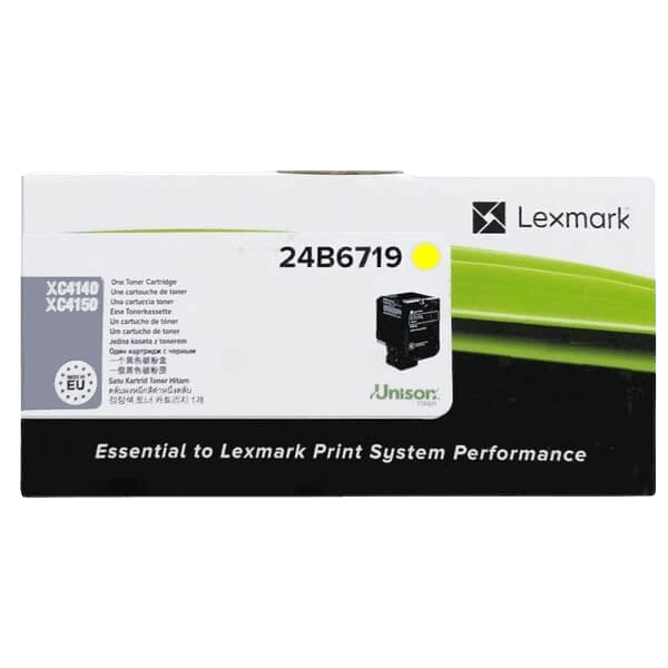 Lexmark Original 24B6719 gul toner | Innhold: 13000 sider