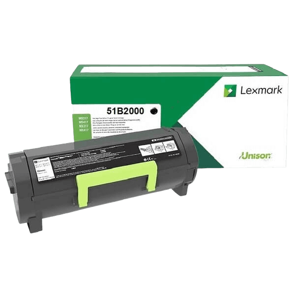 Lexmark Original 51B2000 svart toner | Innhold: 2500 sider