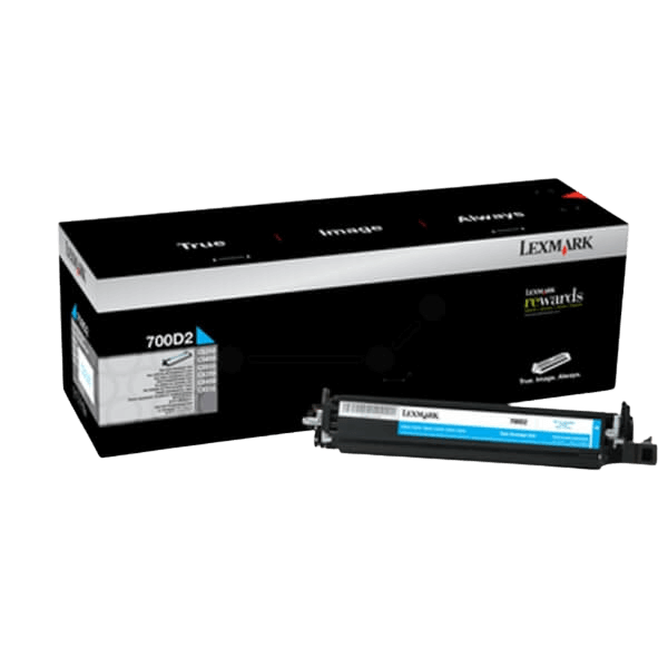Lexmark Original 700D2 70C0D20 cyan developer unit | Innhold: 40000 sider