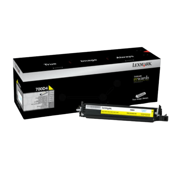 Lexmark Original 700D4 70C0D40 gul developer unit | Innhold: 40000 sider
