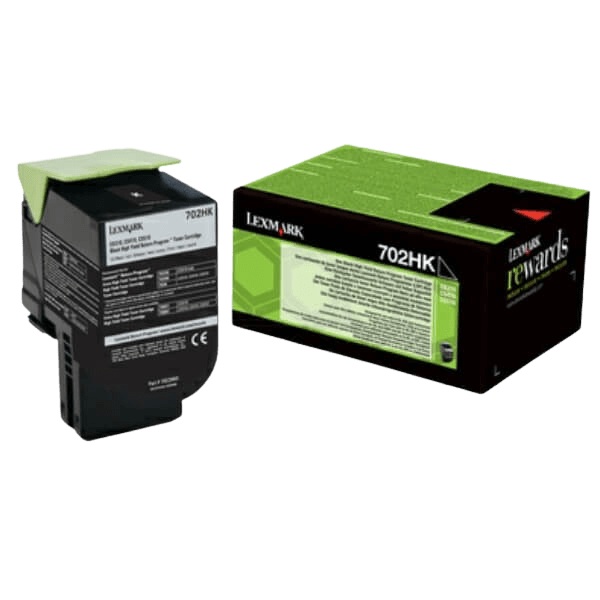 Lexmark Original 702HK 70C2HK0 XL svart toner | Innhold: 4000 sider