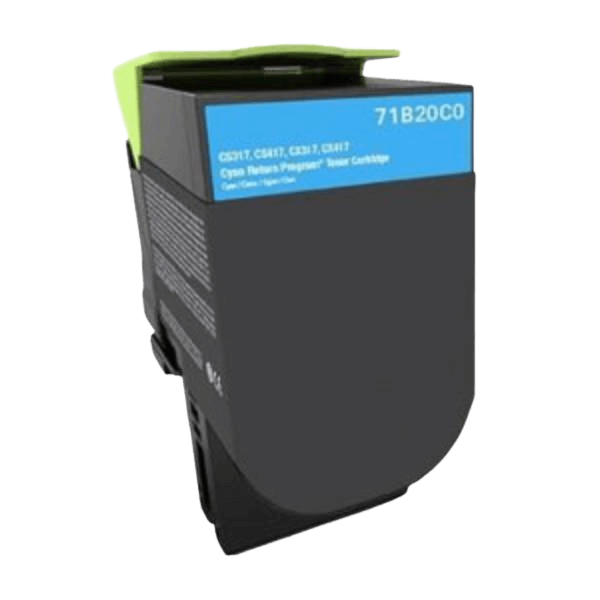 PixoJet Lexmark 71B20C0 cyan toner | Innhold: 2300 sider